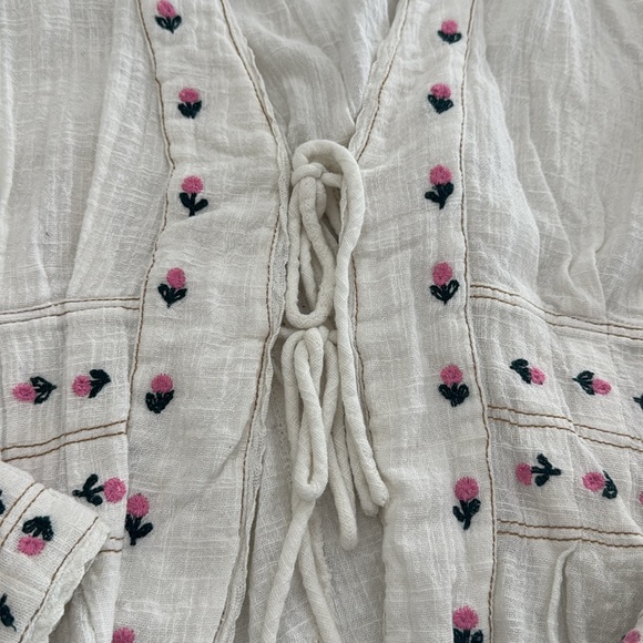 Free People Kizzy Embroidered Top, xs - Picture 3 of 5